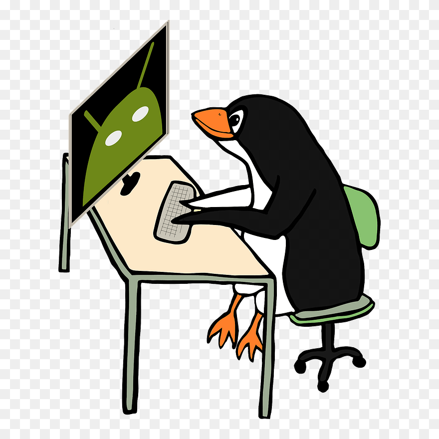Penguin Designer Clipart - Clip Art Computer Programmer - Png Download