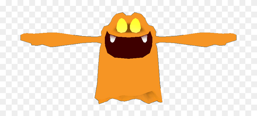 Download Zip Archive - Orange Luigi's Mansion Ghosts Clipart