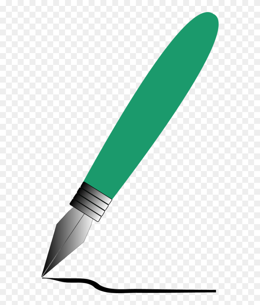 Hourglass Clipart - Cartoon Fountain Pen - Png Download