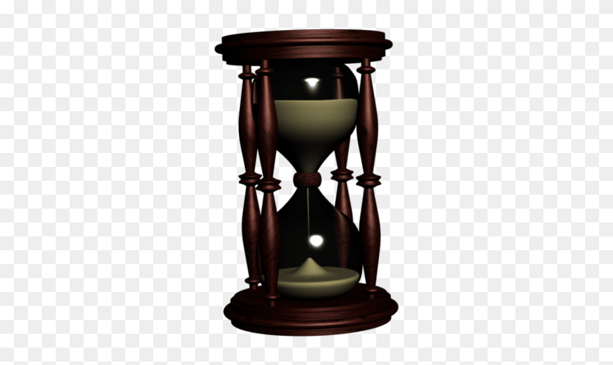 Time Themed Video Clipart Of Fancy Hourglass - Antique - Png Download