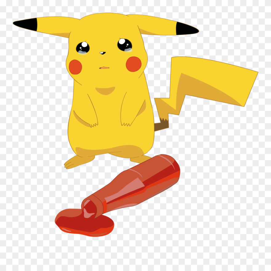 Crying Clipart No Cry - Crying Pikachu No Background - Png Download
