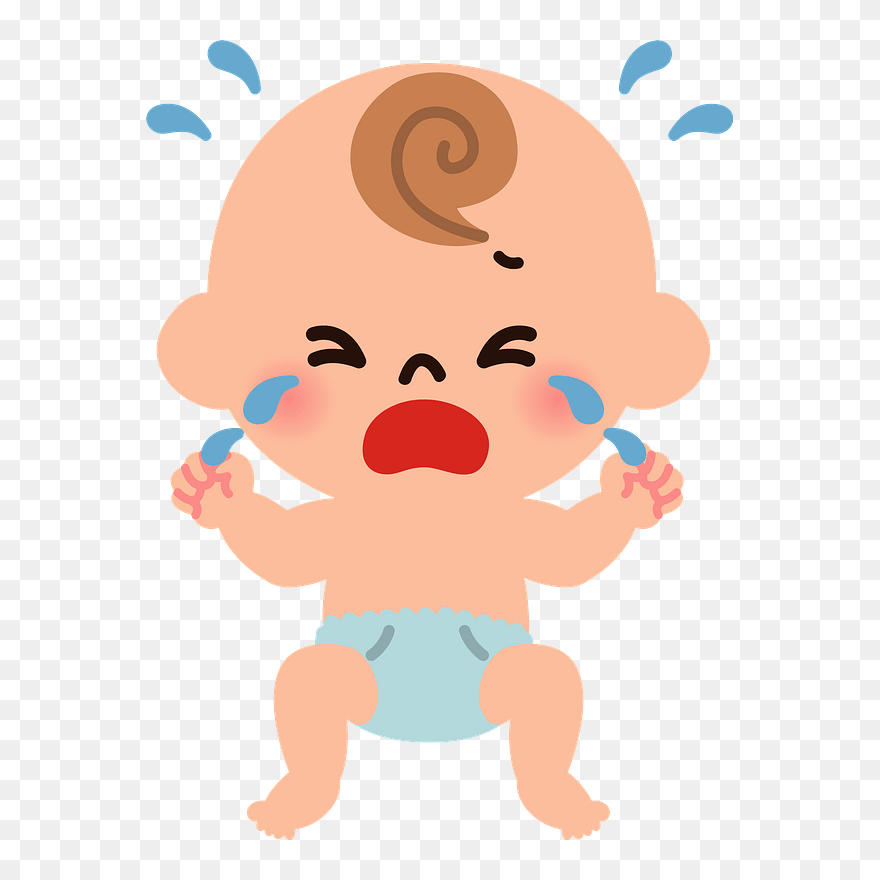 Baby Crying Clipart - Crying Clipart - Png Download