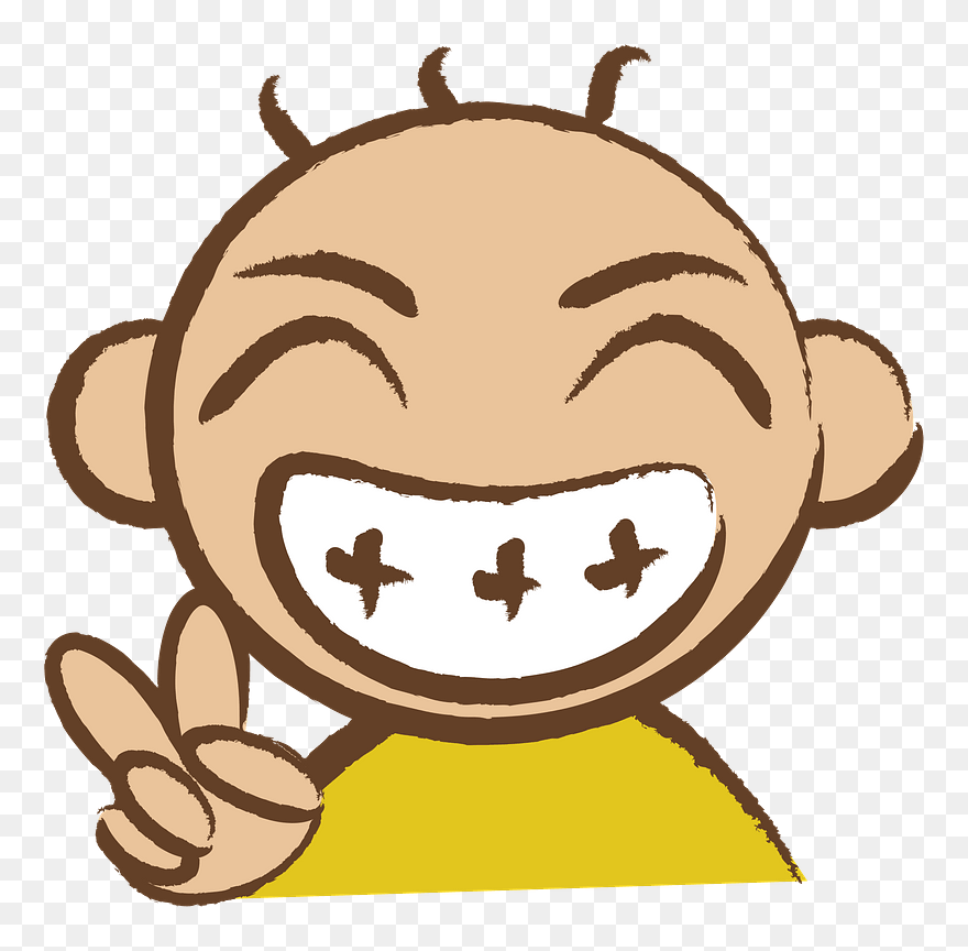 Little Boy V Sign Clipart - 無料 イラスト ピース - Png Download