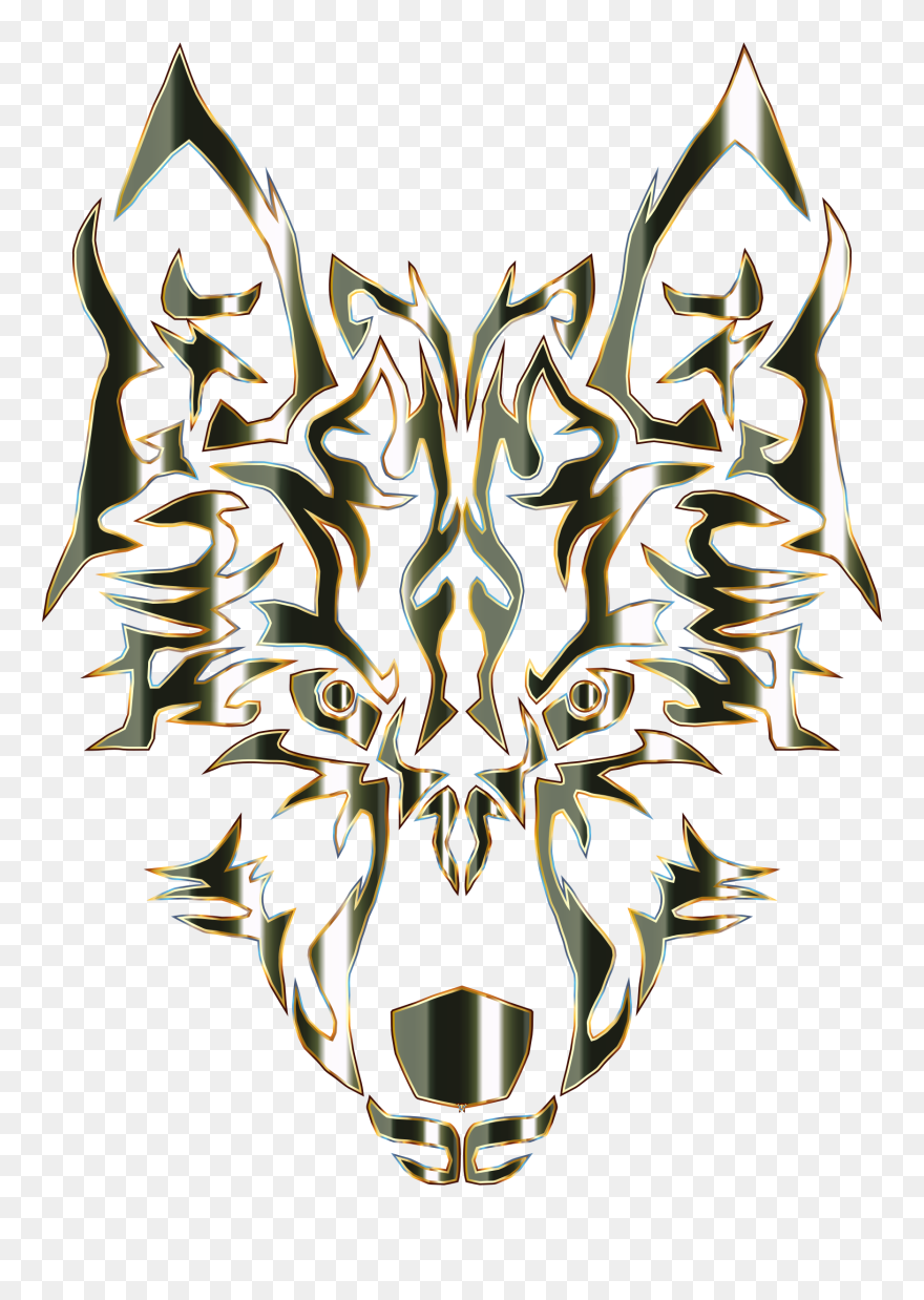 Wolf Clipart Clear Background - Wolf Logo Transparent Background - Png Download