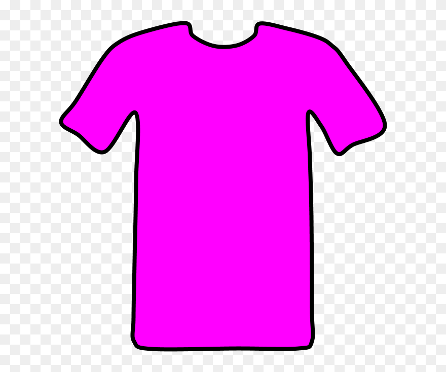T-shirt, Basic, Violet Clipart