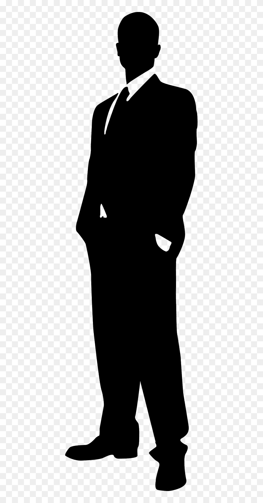 Silhouette Clip Art - Transparent Man Silhouette Clipart - Png Download