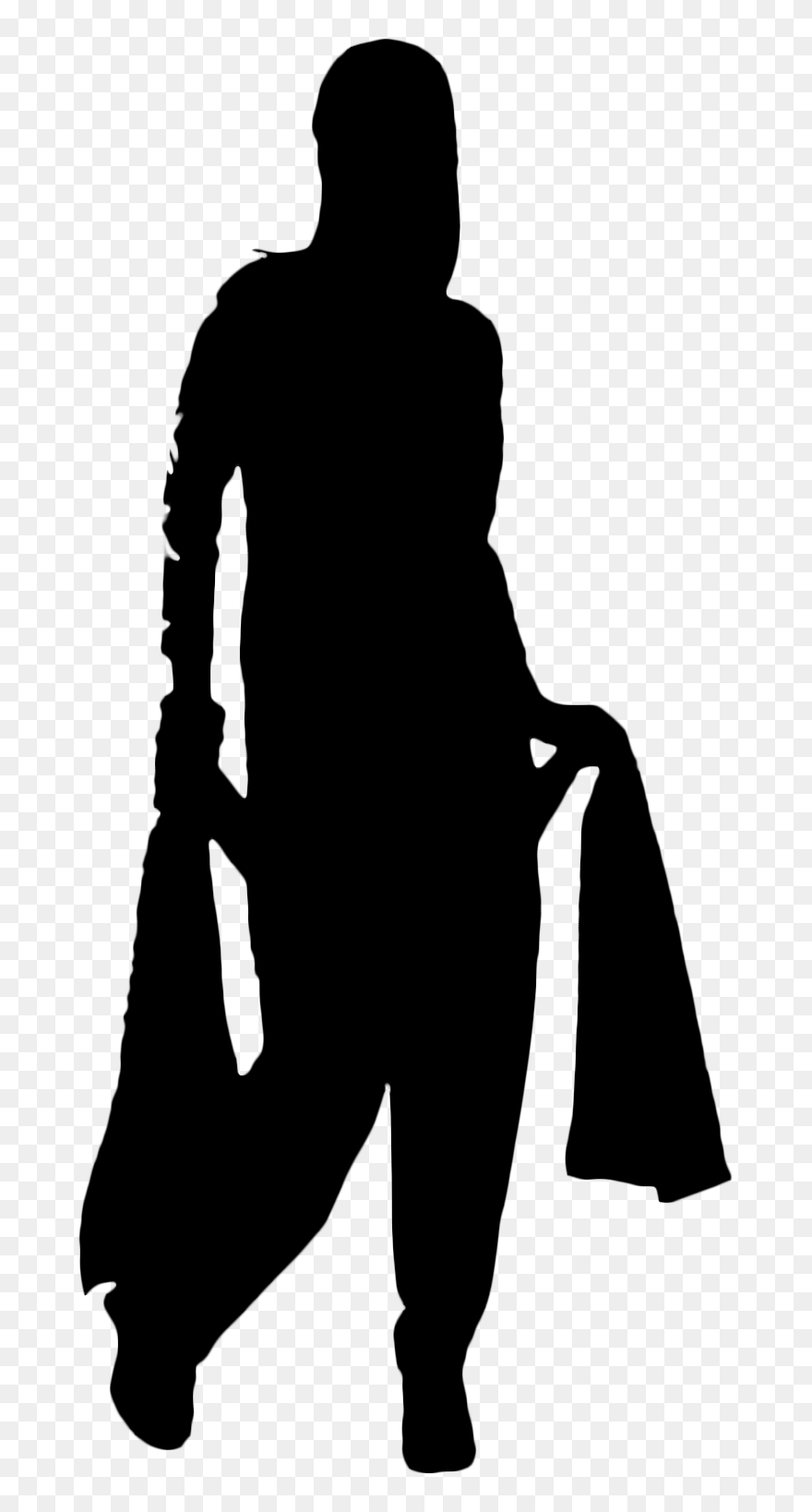 Human Behavior Clip Art Silhouette - Silhouette - Png Download