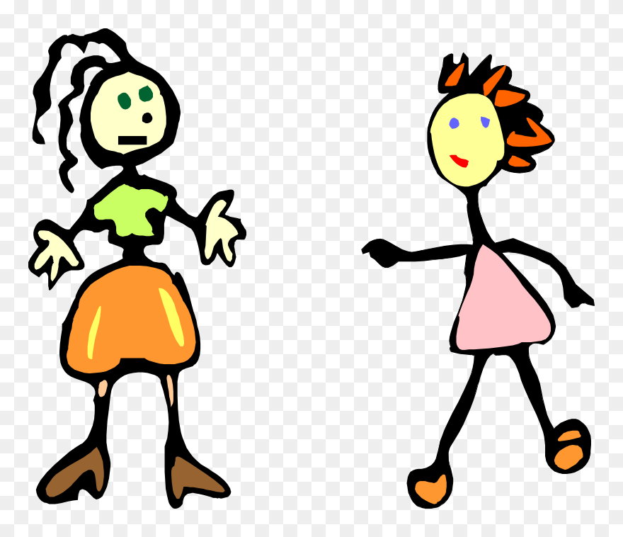 Transparent Girl Stick Figure Png - Dibujos Animados Ironia Png Clipart