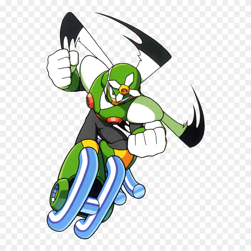 Villains, Bad Guys, Comic Books, Anime - Mega Man Gyro Man Clipart