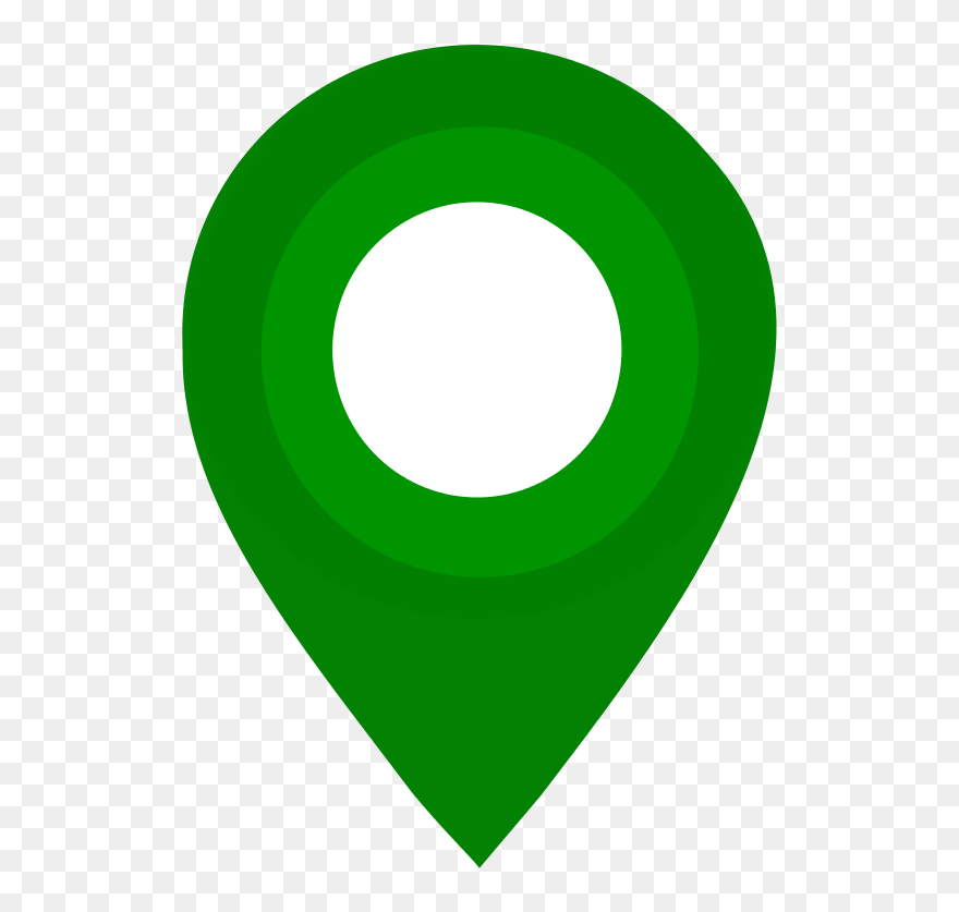 Map Pin Icon Green - Green Map Pin Png Clipart