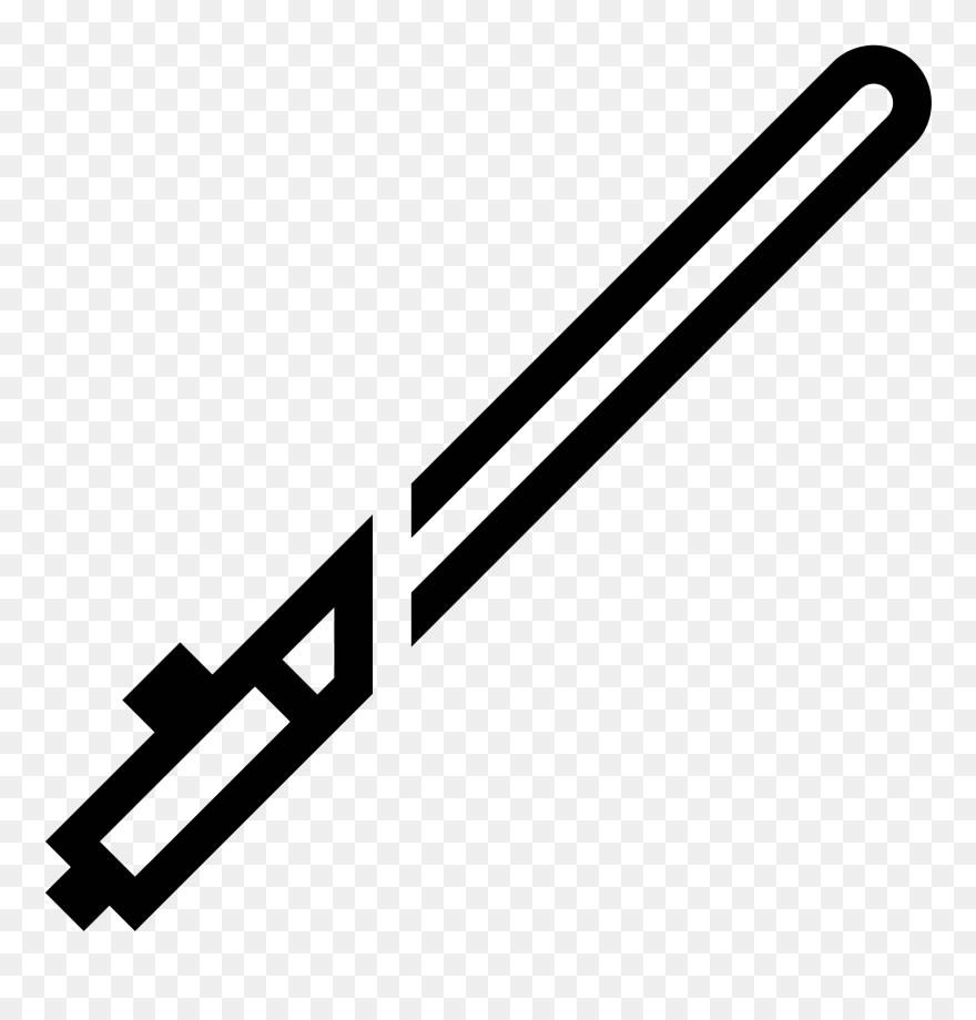 Luke Skywalker Clipart Lightsaber - Star Wars Lightsaber Symbol - Png Download