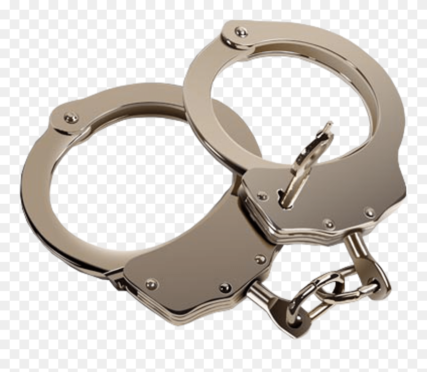 Pair Of Hand Cuffs Transparent Png - Transparent Handcuffs Clipart