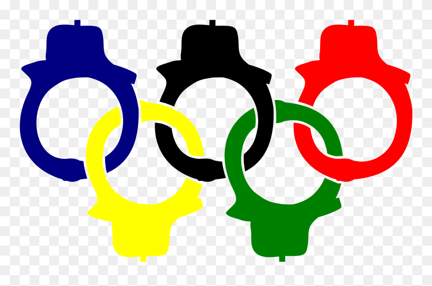 Handcuffs Clipart Pdf - Beijing 2008 - Png Download