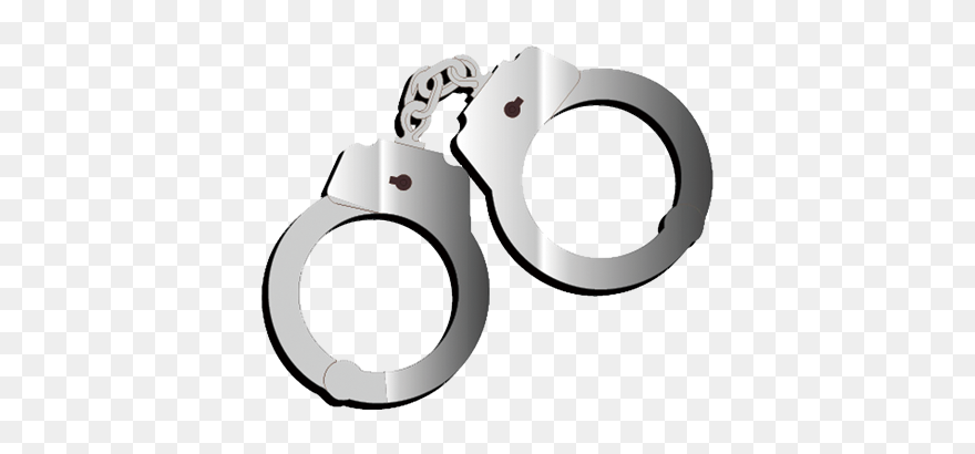 Handcuffs Clipart Accessory - Hình Vẽ Còng Tay - Png Download