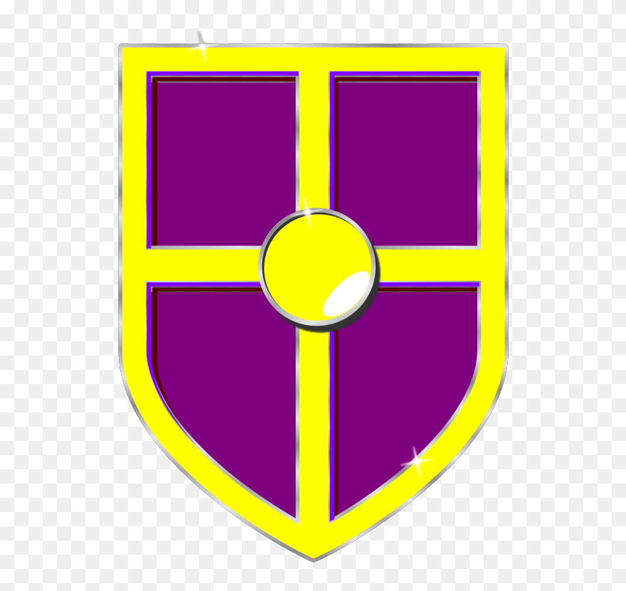 Blue Security Shield Svg Clip Arts - Circle - Png Download