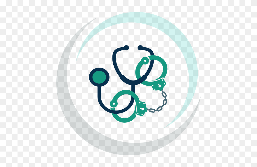 Medical Malpractice - Stethoscope And Handcuffs Clipart - Png Download