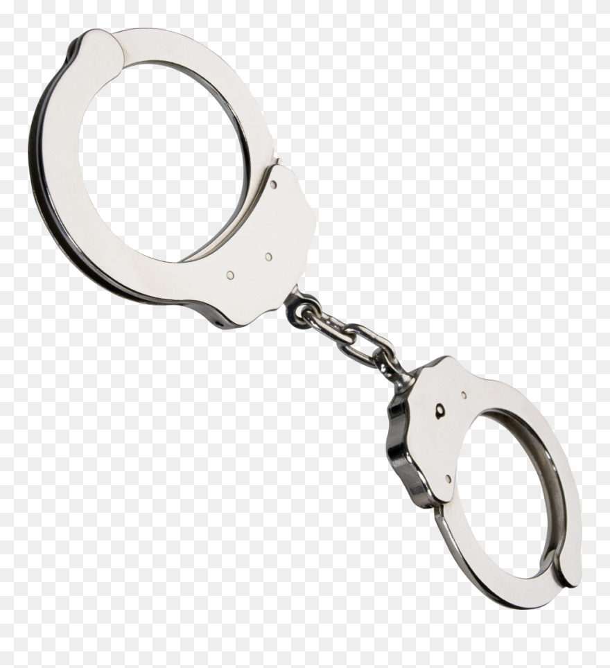 Silver Handcuffs Png Image - Transparent Handcuff Png Clipart