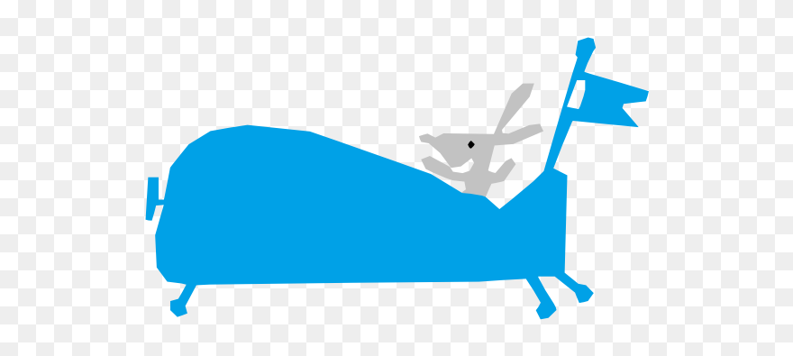 Banner Bunny - Clip Art - Png Download