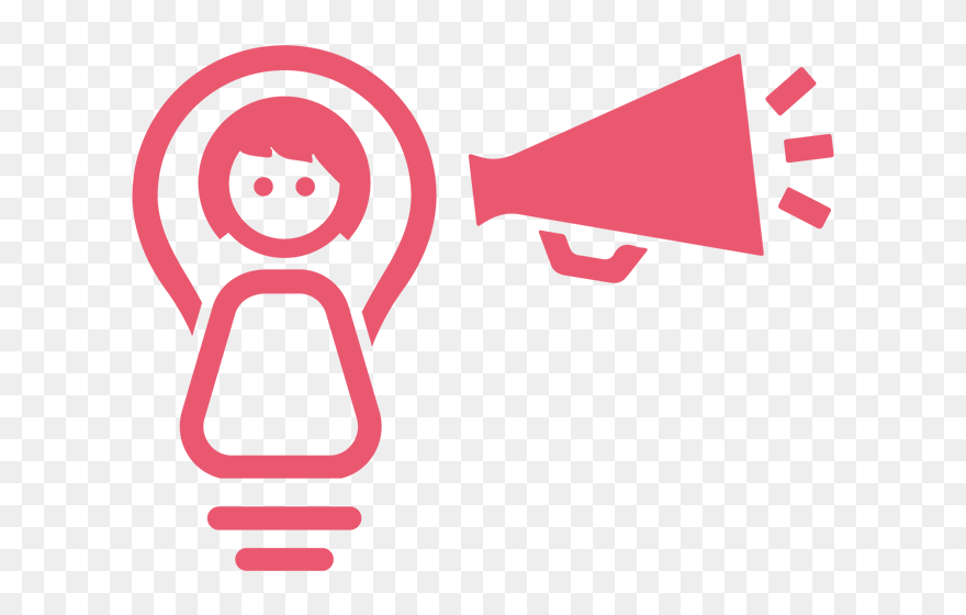 Icon With A Megaphone-red - Portable Network Graphics Clipart