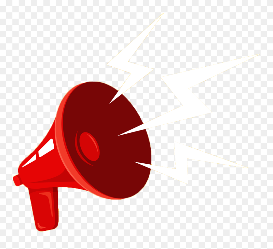 Megafone Vermelho Desenho Clipart
