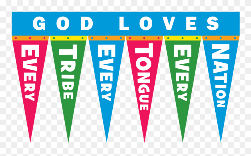 God Loves Every Nation Tribe And People Clipart