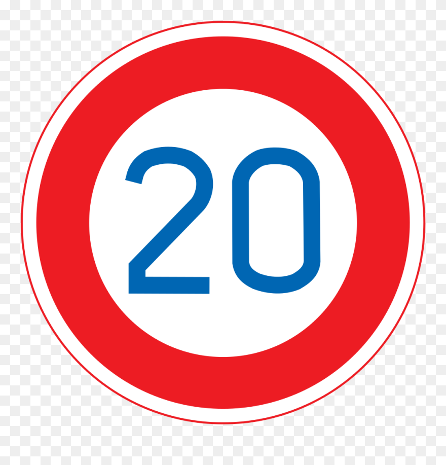 Japan Road Sign 323 - Twenty Clipart - Png Download