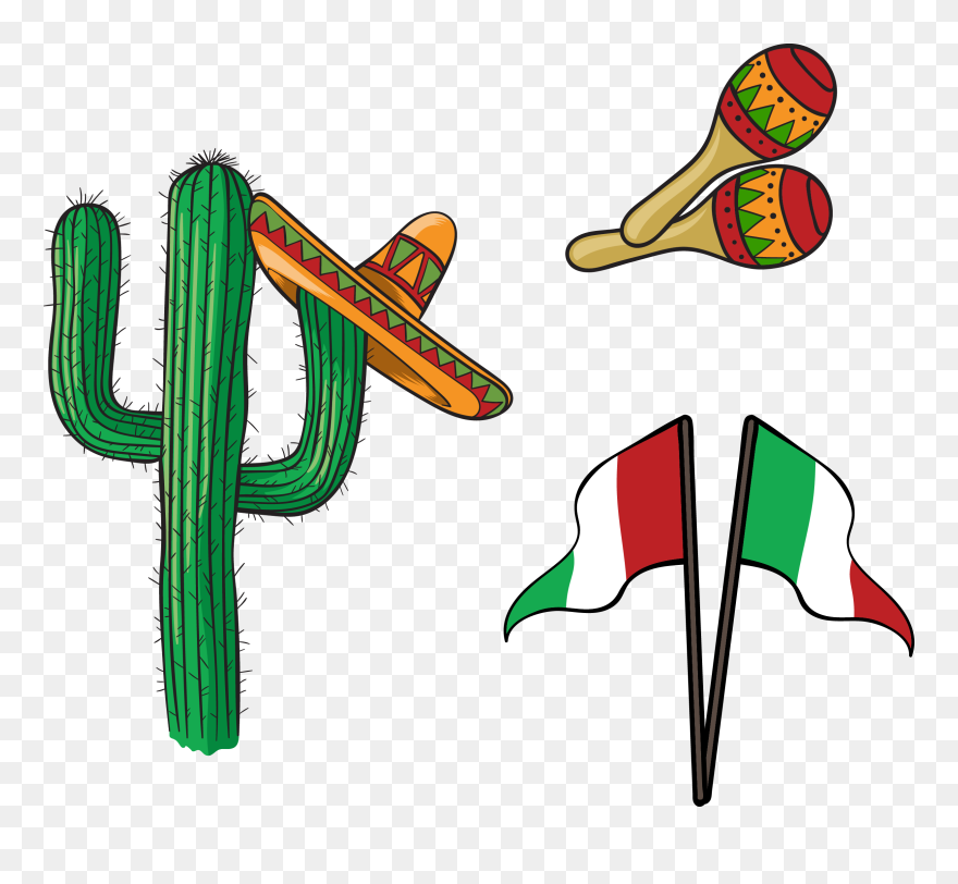 Mexico Mexican Cuisine Burrito Taco - Cactus Mexico Clipart