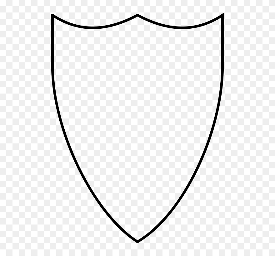 Transparent Shield Template Png - Circle Clipart