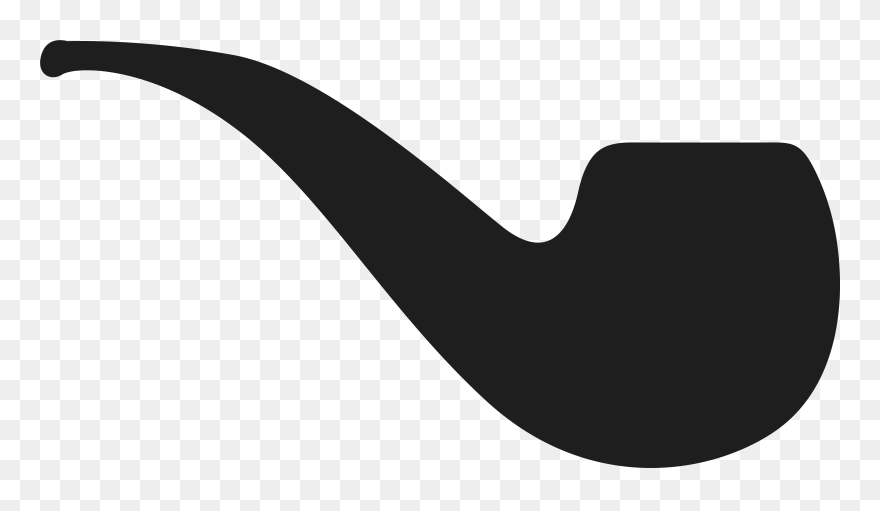 Black Pipe Clipart , Png Download - Tobacco Pipe Clipart Transparent Png