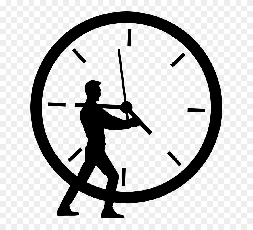 Time Silhouette Clipart