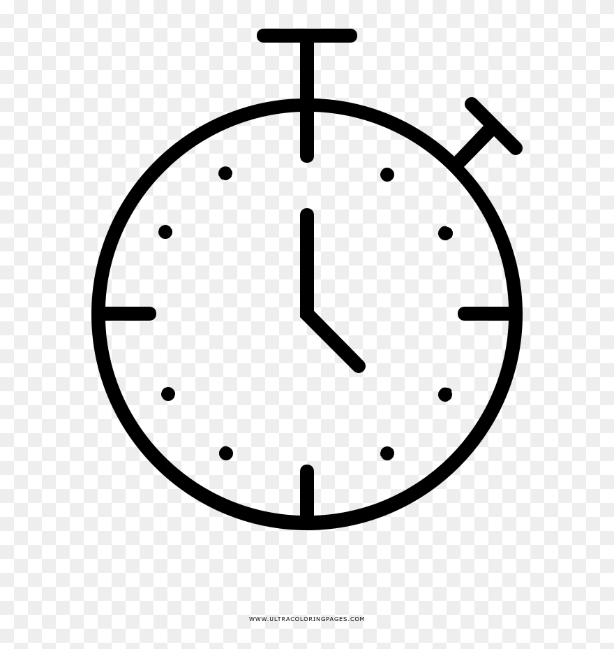 Transparent Stop Watch Clipart - Illustration - Png Download