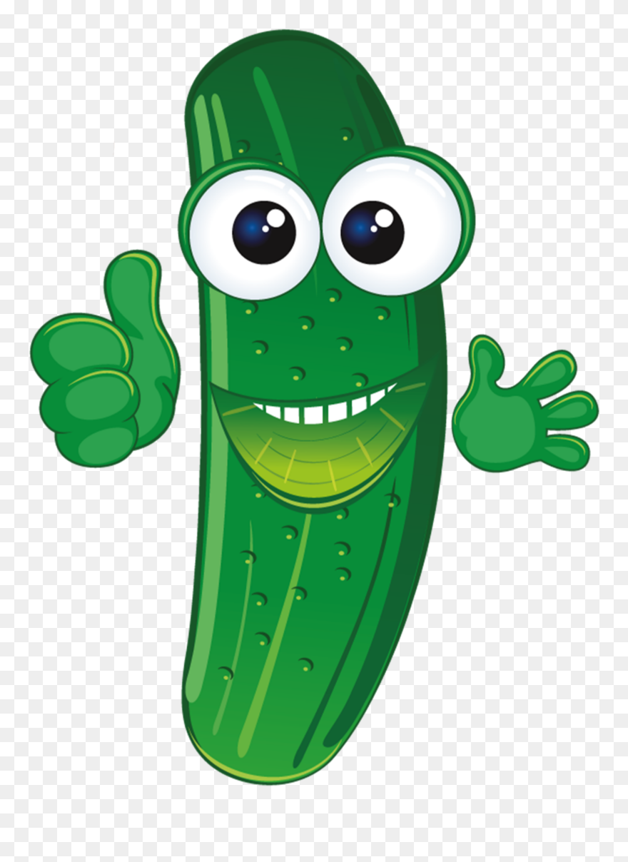 #mq #green #cucumbers #cucumber #face - Clipart Cucumber - Png Download