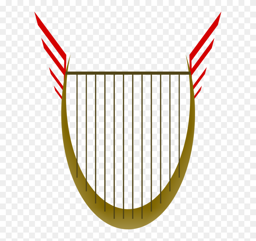 Angle,area,yellow - Lira Instrument Muzical Png Clipart