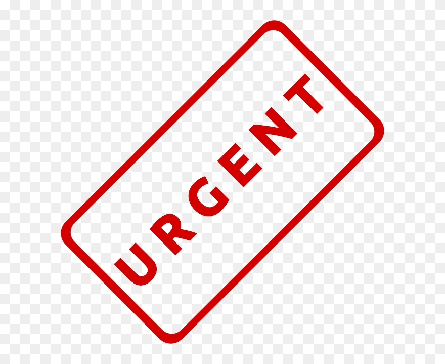 Urgent, Business, Document, File, Filing, Office, Stamp - Transparent Urgent Stamp Clipart