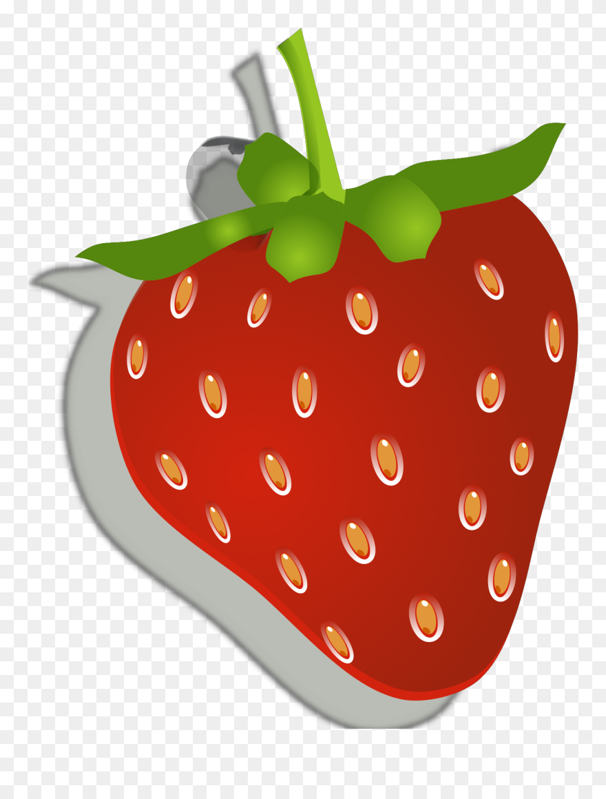 Cartoon Transparent Background Clipart Strawberry - Png Download