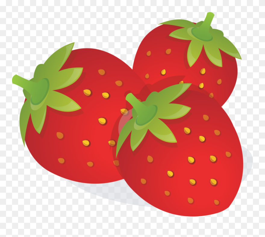 Plant,leaf,food - Strawberry Clipart - Png Download