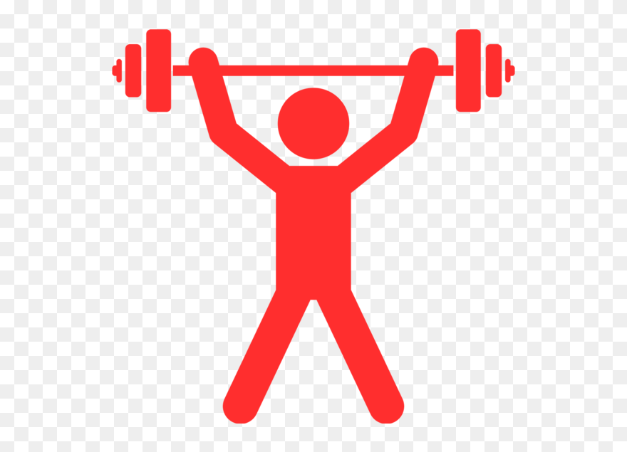 Cardio Icon@1000x Wide - Red Stick Figure Clip Art - Png Download