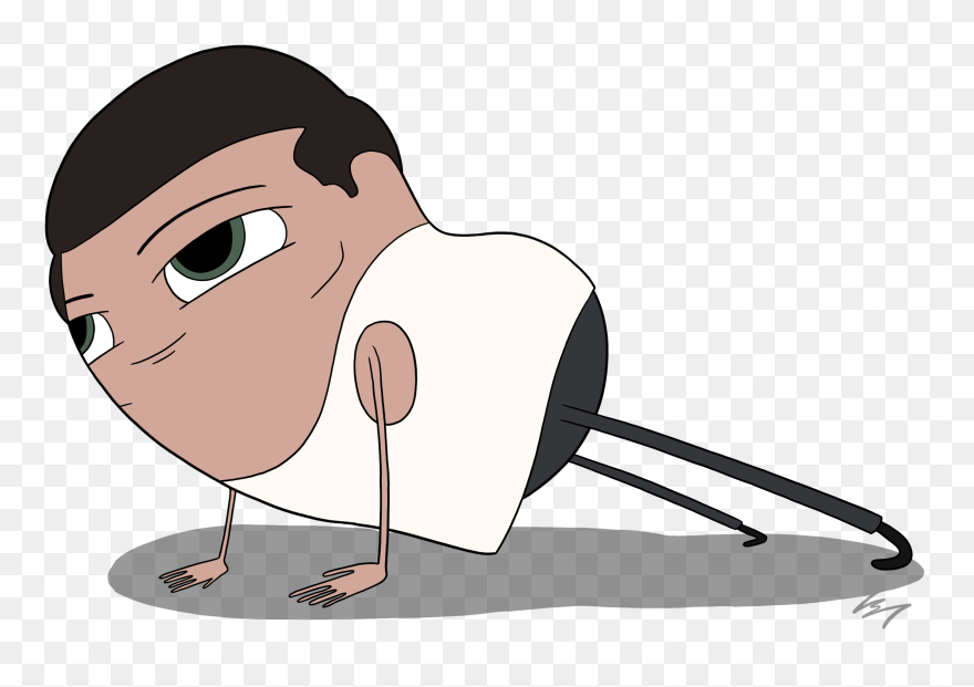 Amazing Amazing Workout - Burpees Cartoon Clipart