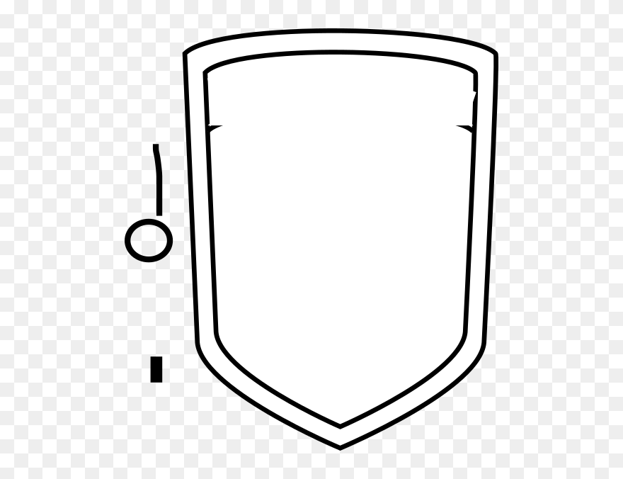 Blank Shield Clipart - Png Download