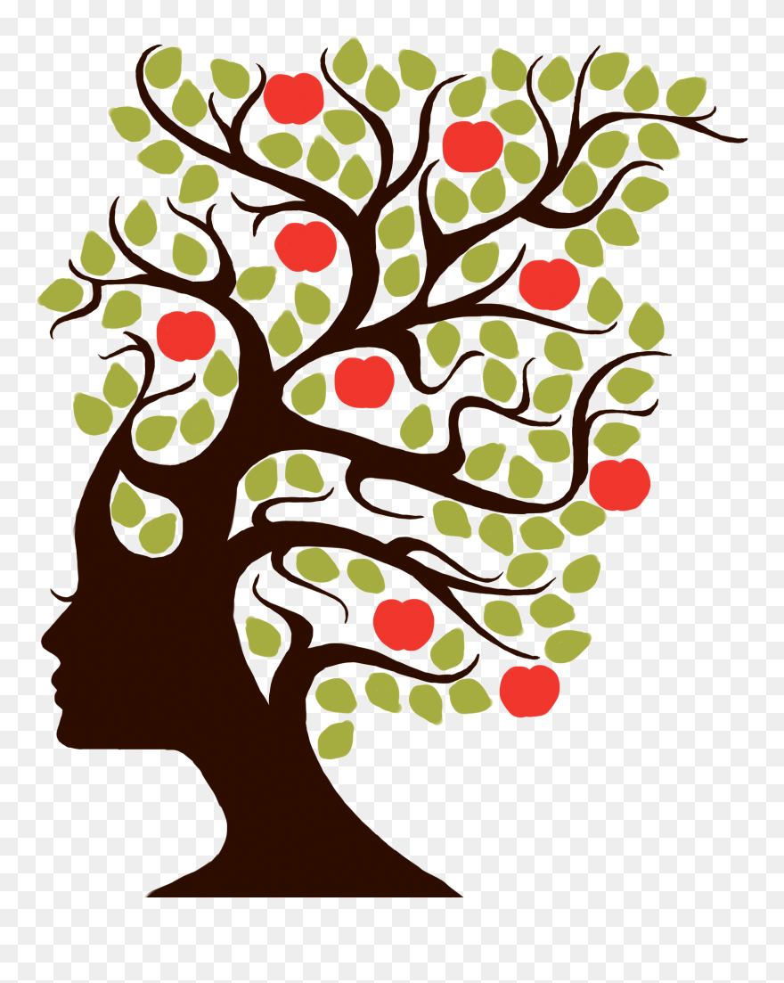 Tree - Woman Tree Vector Clipart
