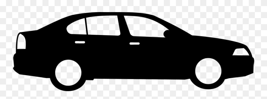 Car Png Black And White Clipart
