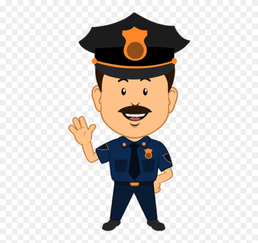 Dress Clipart Police - Policeman Clipart - Png Download