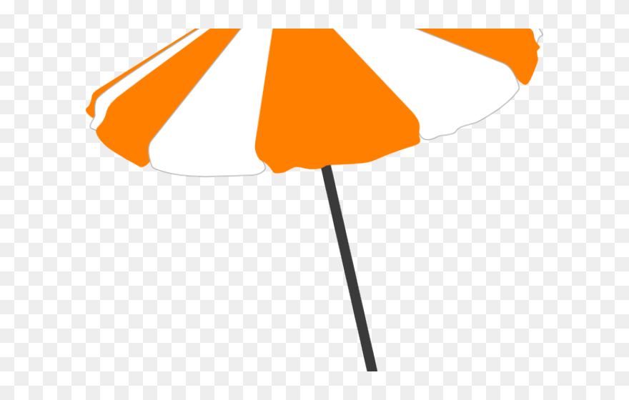 Transparent Umbrella Clipart - Umbrella Orange Clipart - Png Download