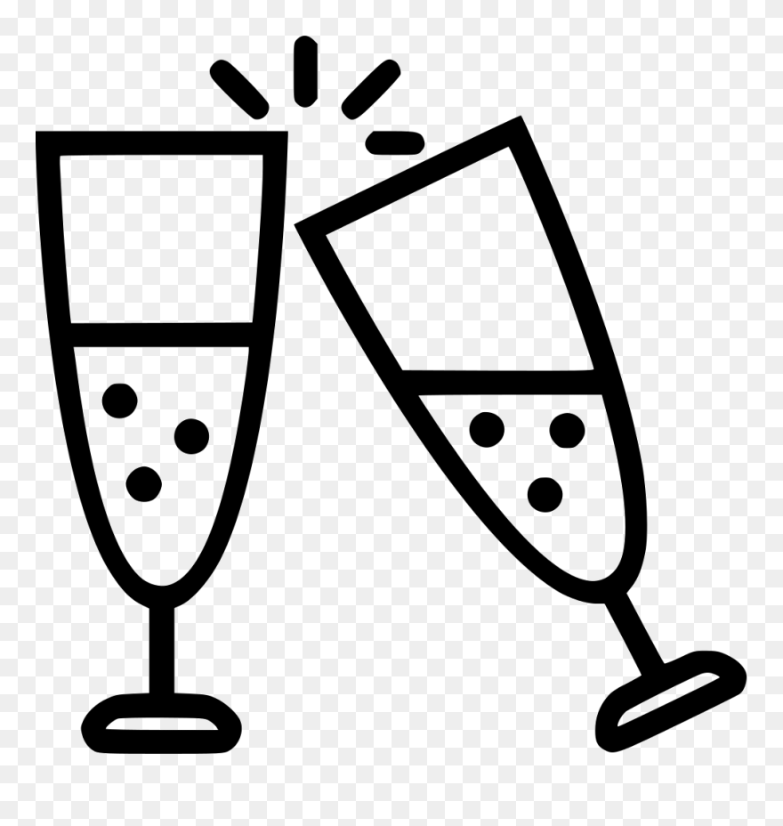 Champagne Glass Graphic Png Clipart