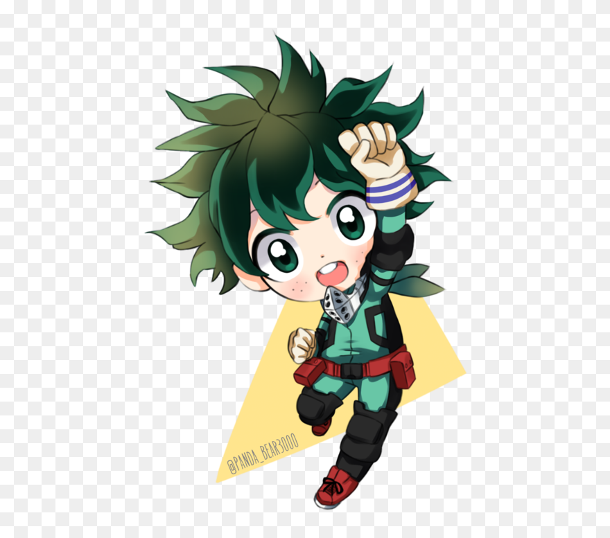 Goku Clipart Anime Chibi - My Hero Academia Chibi Deku - Png Download