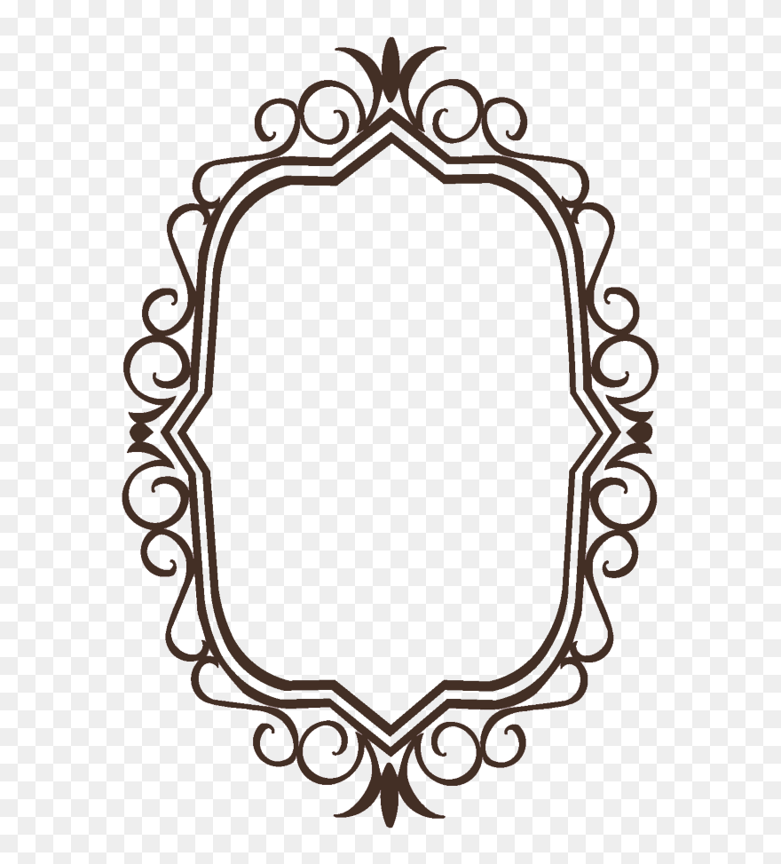 Picture Frame Clip Art - Vintage Frame Clipart Downloads - Png Download