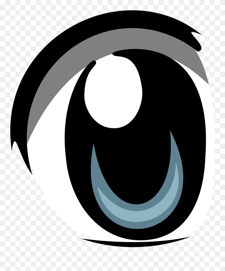 Kawaii Eyes Png - Anime Eyes Transparent Background Clipart