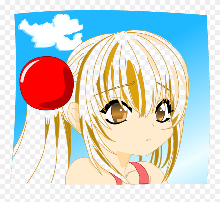Manga Chica Rubia Clipart