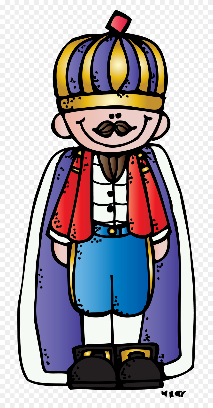 Vocabulary King Queen Clipart