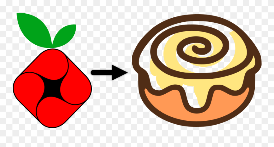 Cinnamon Roll Clipart Black And White - Png Download